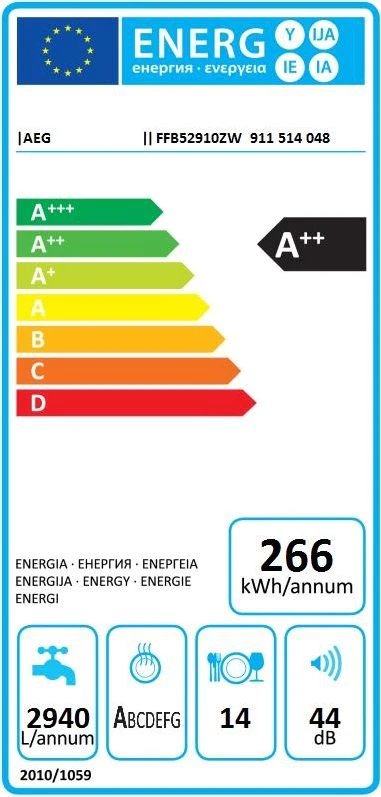 AEG FFB52910ZW