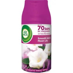 Air Wick náplň do spreja do auta Soft Satin a Moon Lily 250 ml