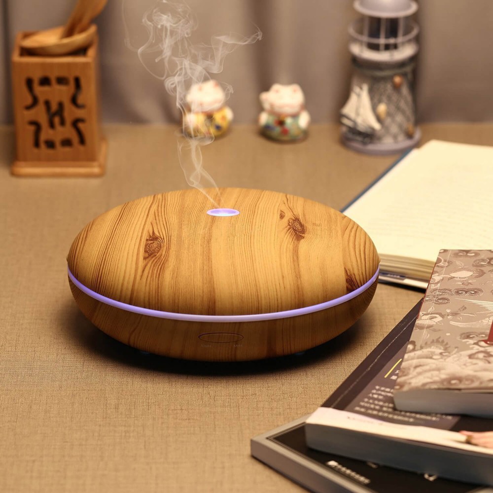 Airbi aroma difuzér s možnosťou osvetlenia MAGIC - svetlé drevo BI5010