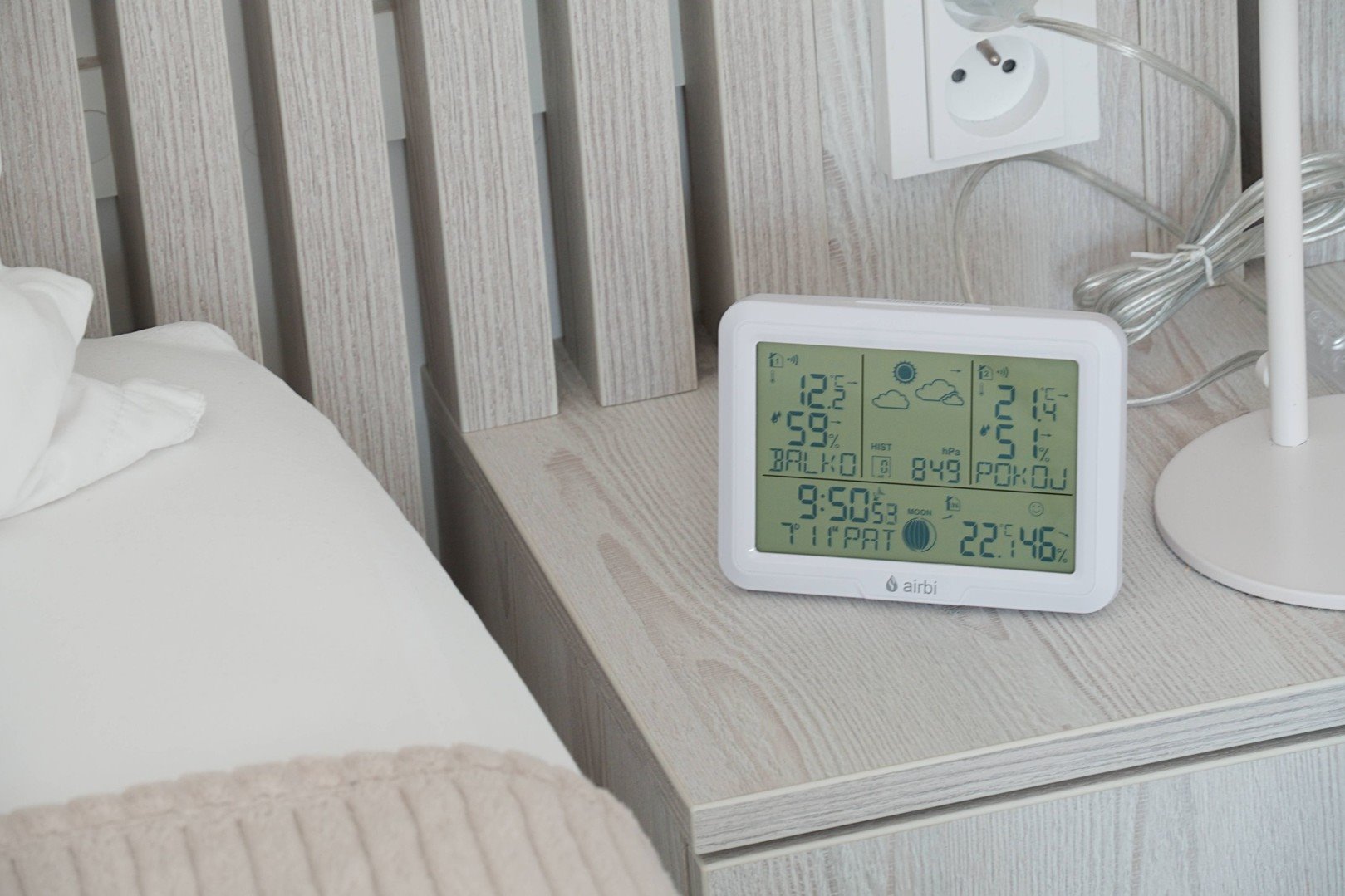 Airbi DUO - meteostanica s 2 bezdrôtovými snímačmi