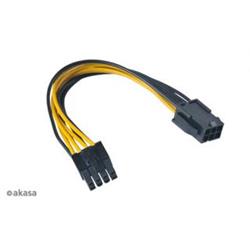 AKASA kábel AK-CB051 PCIe na ATX12V 15cm