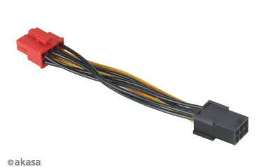 AKASA kabel AK-CB052 redukce 6pin PCIe na 8pin PCIe 2.0