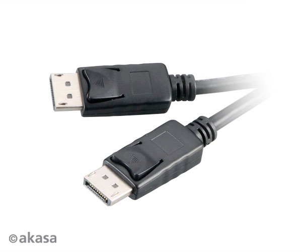 AKASA kábel DisplayPort - DisplayPort, 2m AK-CBDP01-20BK
