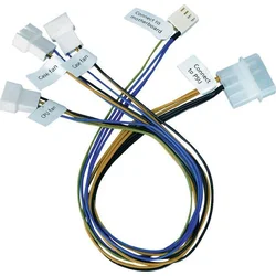 AKASA kabel pro synchronizaci 3 ventilátorů se základní deskou