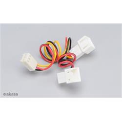 AKASA kabel rozdvojka konektoru DMI (větrákový 3PIN)