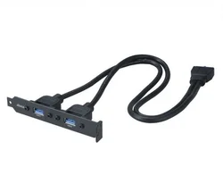 AKASA kabel USB 3.0, interní USB kabel, 40cm