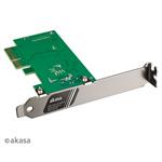 AKASA PCIe karta USB 3.2 Gen 2x2 interný konektor