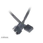AKASA prodlužovací kabel pro PWM ventilátory, 30cm