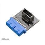 AKASA redukce AK-CBUB51-BK 20-pin USB 3.1