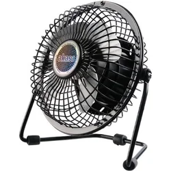 AKASA stolní ventilátor USB Mini fan 4", černý