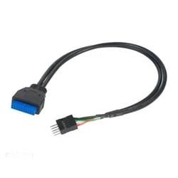 Akasa USB 3.0 (19-pin) na USB 2.0 (9-pin)