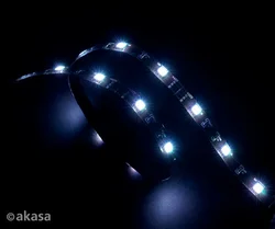 AKASA Vegas LED opasok, 15xLED,12V, 60cm, biela AK-LD02-05WH
