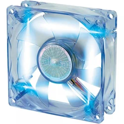AKASA ventilátor AK-170CB-4BLS 8cm, průhledný modrý