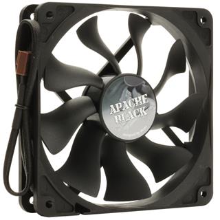 AKASA ventilátor APACHE AK-FN058 12cm, Hydro-dynamické ložisko, reg. PWM,čierny