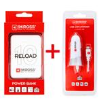 Akcie SKROSS powerbank Reload 10 + USB nabíjačka do auta zdarma