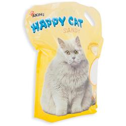 Akinu Happy Cat 7,2l Sandy (jemná 0,5 - 2 mm) podestýlka pro kočky