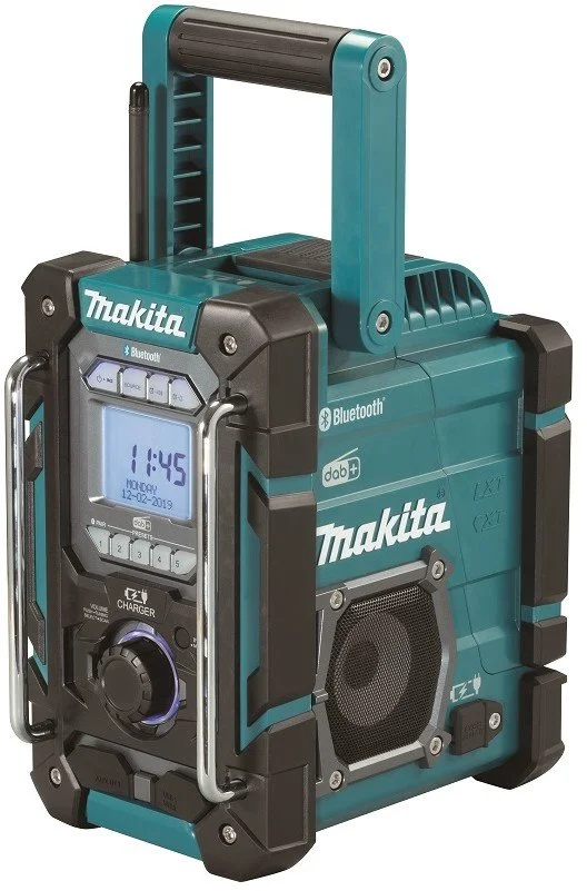 Akumulátorové rádio Makita DMR301 s nabíjačkou, DAB, Bluetooth, Li-ion CXT 10,8/12V,LXT14,4/18V Z