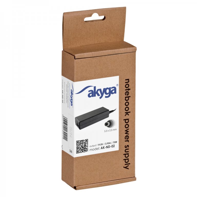 Akyga AK-ND-02 19V/3.95A 75W 5.5x2.5 mm