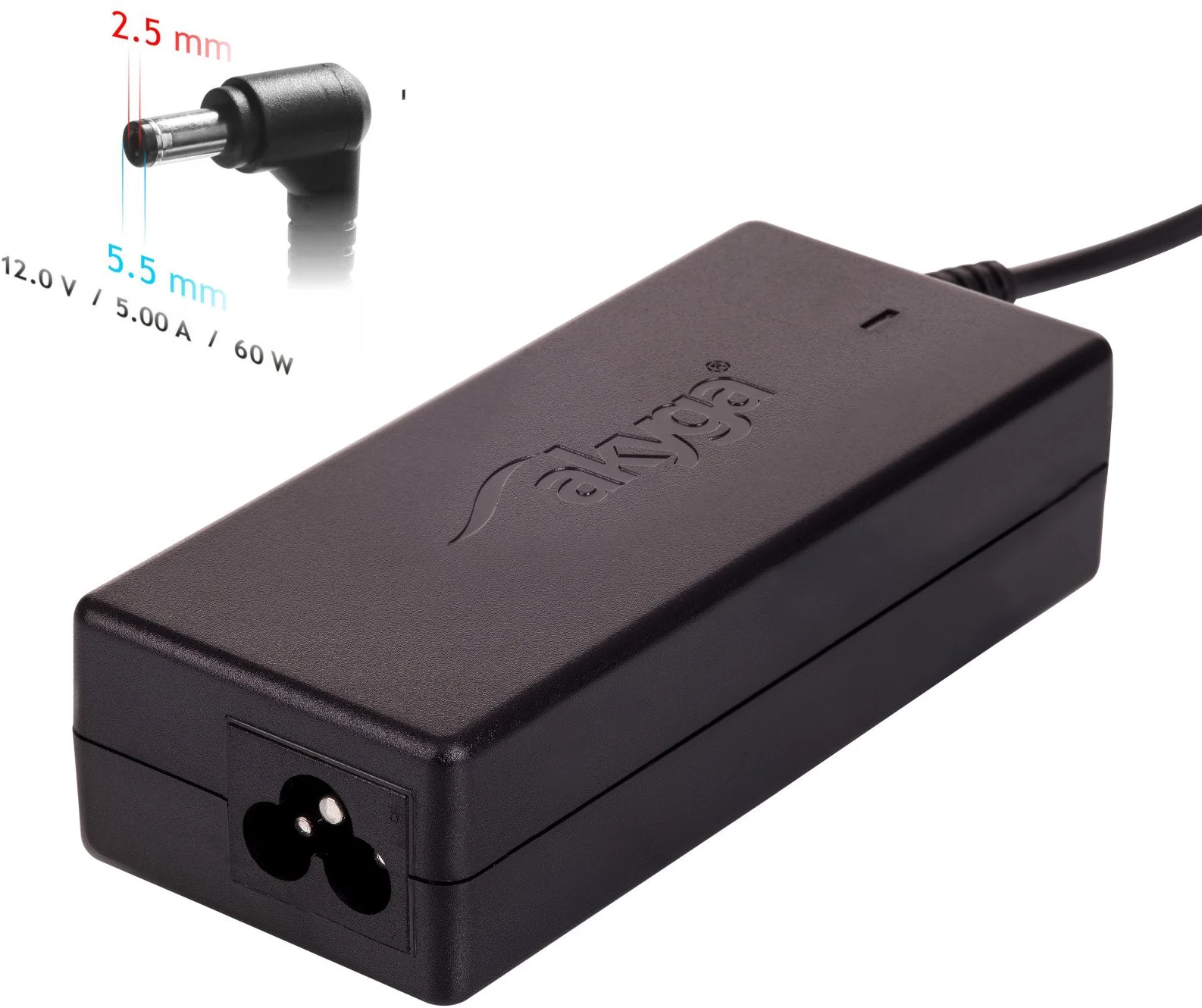 Akyga Napájecí zdroj AK-ND-30 12V / 5A 60W 5.5 x 2.5 mm