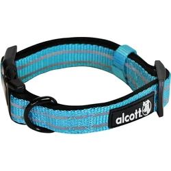 Alcott Reflexní obojek pro psy, Adventure, modrý, velikost M