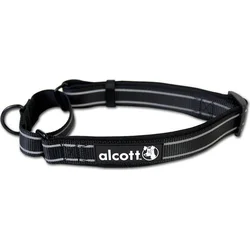 Alcott Reflexní obojek pro psy, Martingale, černý, velikost M