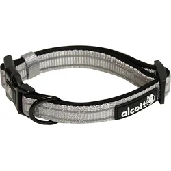 Alcott reflexný obojok pre psov, Adventure, sivý, veľkosť L