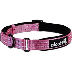 Alcott Reflexný obojok pre psov, Martingale, ružový, veľkosť L
