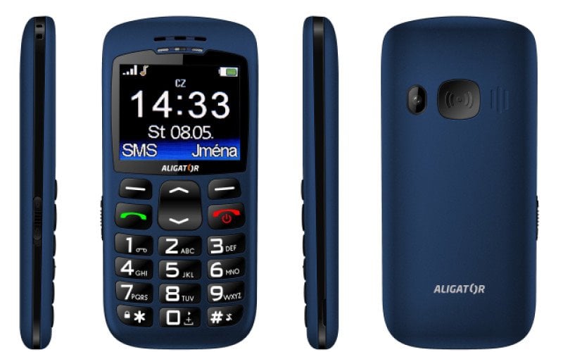 Aligator A670 modrý + stolová nabíjačka