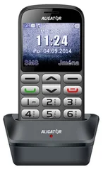 Aligator A870 GPS šedý + stolní nabíječka