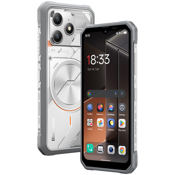 Aligator Blackview FORT 100 8+128 GB strieborná