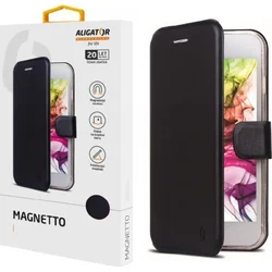 ALIGATOR Magnetto flipové púzdro pre iPhone 11, Black PAM0109