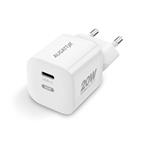 ALIGATOR Mini rýchlonabíjačka, PD 20W, USB-C/bleskový kábel, biela