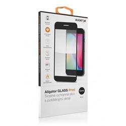 ALIGATOR Ochranná fólia GLASS PRINT iPhone 17 čierna, celoplošne lepiaca