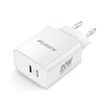 ALIGATOR PD 20W rýchlonabíjačka USB-C s káblom USB-C/Lightning (iPhone), biela