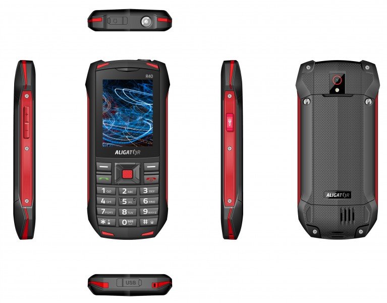 ALIGATOR R40 eXtremo čierno-červený AR40BR