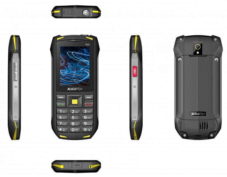 ALIGATOR R40 eXtremo čierno-žltý AR40BY