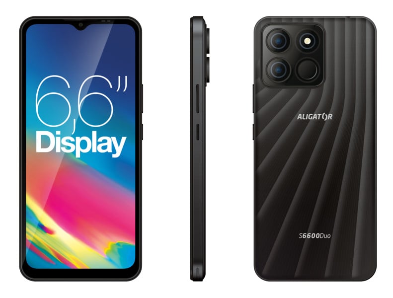 ALIGATOR S6600 Duo 4+64 GB čierny