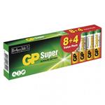 Alkalické batérie GP Super AA (LR6), 12Ks blister