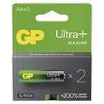 Alkalické batérie GP ULTRA PLUS AA (LR6) 2Ks