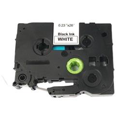 Allprint pro Brother TZE-S211, 6mm x 8m, černý tisk / bílý podklad, extra adhezivní  