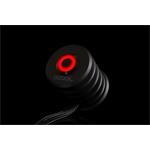 Alphacool Powerbutton s tlačítkem 19 mm s červeným osvětlením - Deep Black