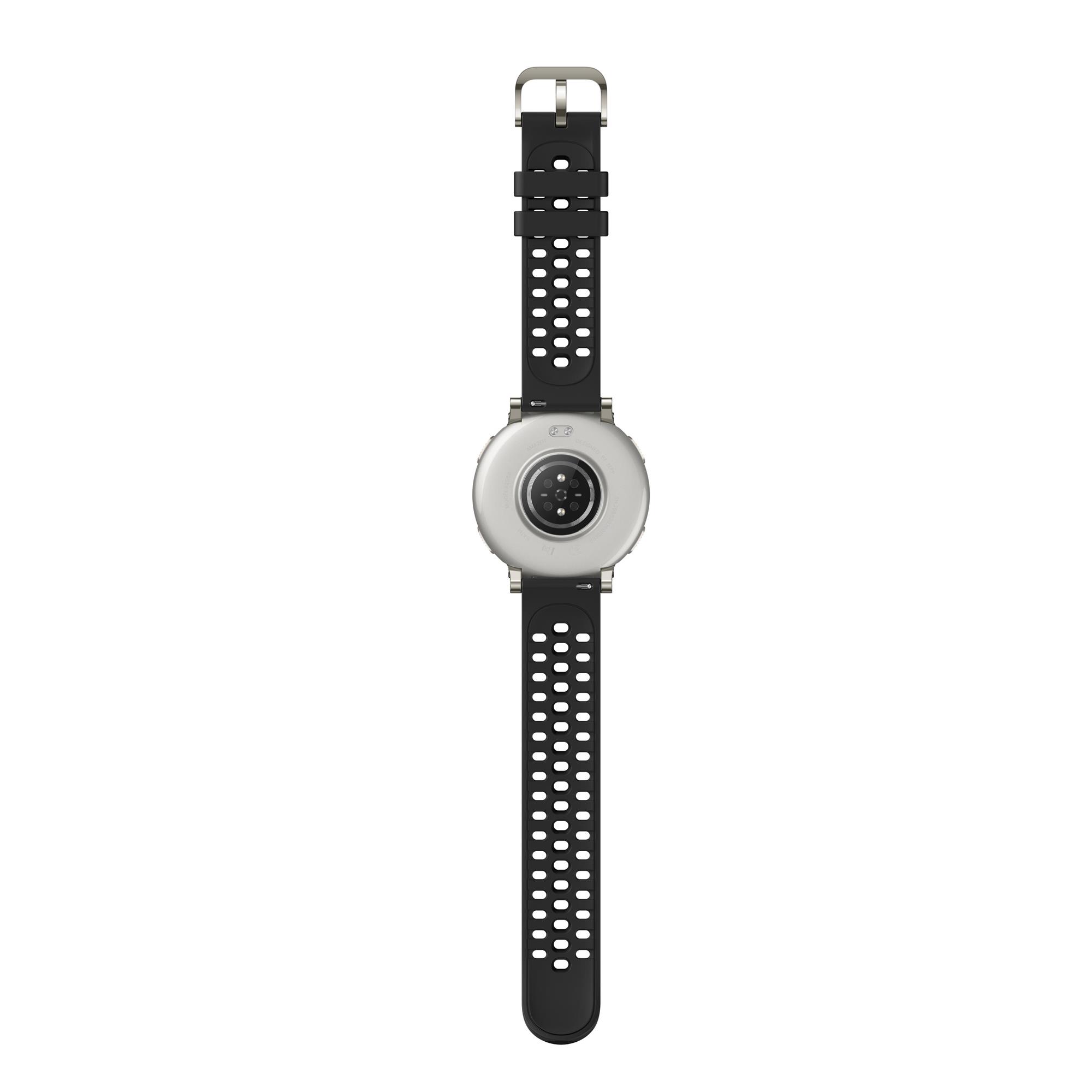 Amazfit Active 3 Premium Apex Silver, strieborná