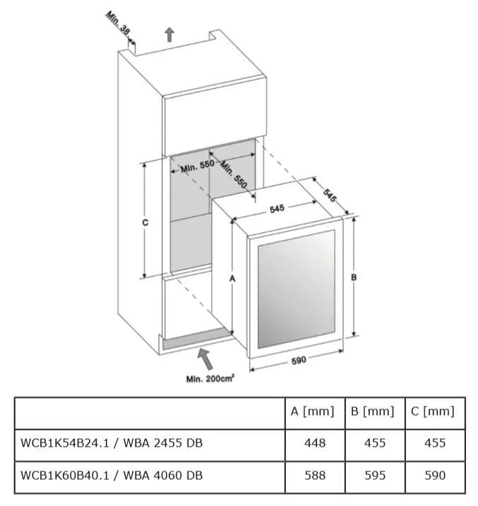 Amica WBA 4060 DB