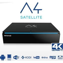 AMIKO A4 satelitní příjmač S2 s Android 4K