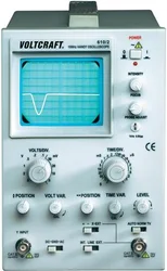 Analogový osciloskop Voltcraft 610/2, 1-kanál, 10 MHz