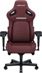 Anda Seat Kaiser 4 Premium herná stolička – veľkosť XL – bordová PVC