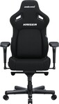 Anda Seat Kaiser 4 XL Černá Lněná tkanina
