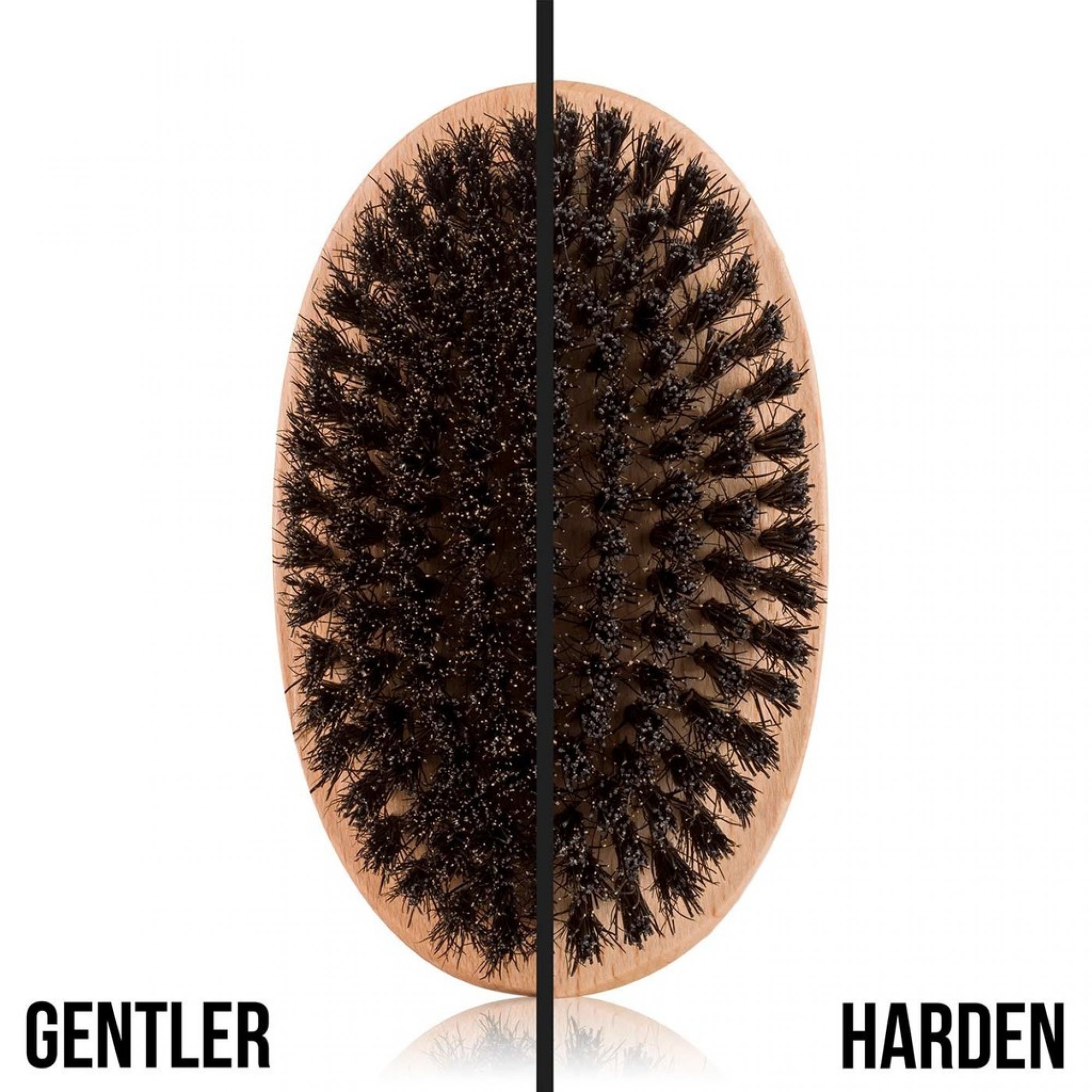 Angry Beards Harden - drevená kefa na fúzy (tvrdšie štetiny)