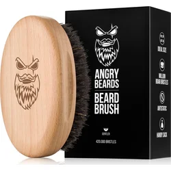 Angry Beards Harden - drevená kefa na fúzy (tvrdšie štetiny)