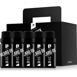 Angry Beards Sada olejů na vousy (5x10 ml)